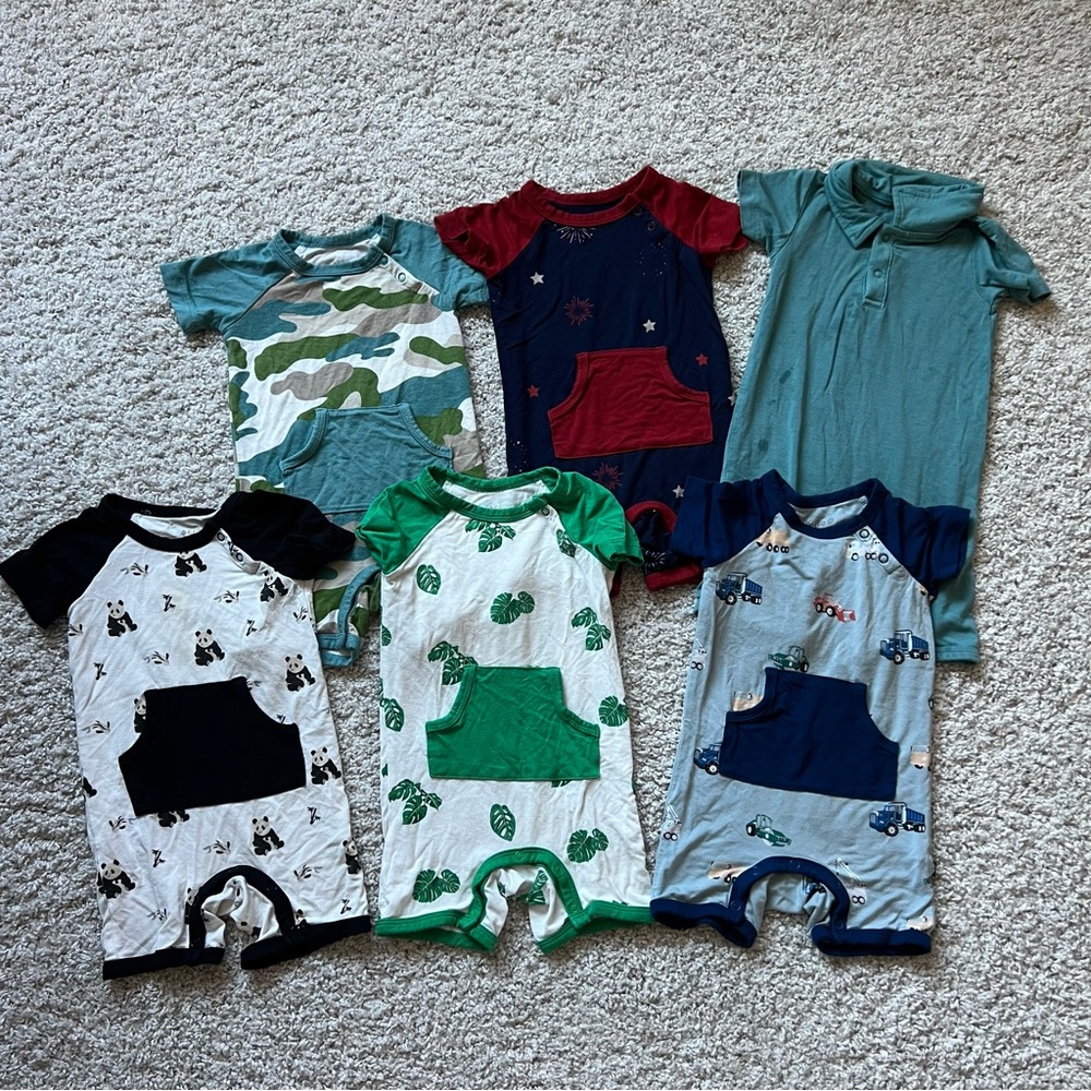 Kyte Baby shortall bundle 6-12 months